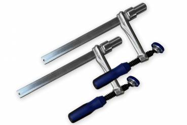 Zwei Vertikal-Spannzwingen 22 x 8,5 mm