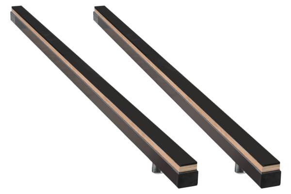 2 Antirutsch-Auflageschienen (1200 mm lang)
