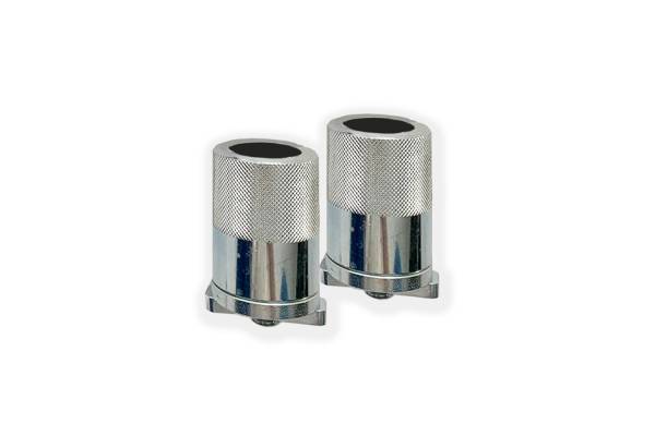 Zwei T-Nut-Adapter zu den Zwingen