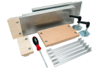 Sicherheits-Anschlagplatten Set 208 inkl. Kehlbrett, Sicherheitslineale und Splitterzungen