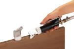 Verstellbare Kantendüse für LogDos-Leimpistolen - zur flexiblen Kantenverleimung von 10 bis 30 mm