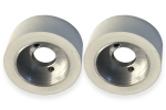 Vordere & hintere Vorschubrolle (110 x 50 mm) im Set für Kreissäge-Vorschubapparat 76 als Ersatzteil